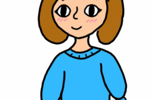 Рисунок человека в моём стиле.