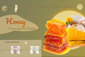 Landing Page Honey