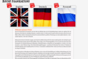 Сайт бюро переводов "Sovietranslations" (вариация)