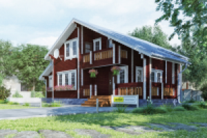 Визуализация коттеджа