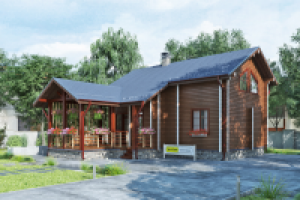 Визуализация коттеджа