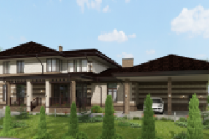 Коттедж. 700 кв.м. Ракурс 6