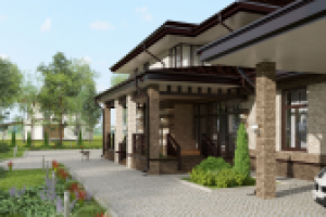 Коттедж. 700 кв.м. Ракурс 5