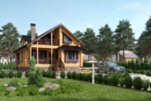 Визуализация коттеджа