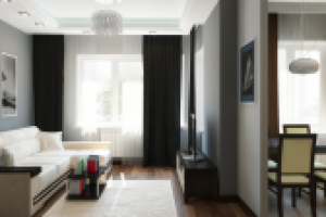 Гостиная-кухня