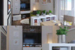 Баня с комнатой отдыха. Ракурс 4