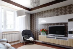 Квартира в Москве. Комната для гостей. Ракурс 3