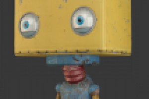 Лоу-поли робот