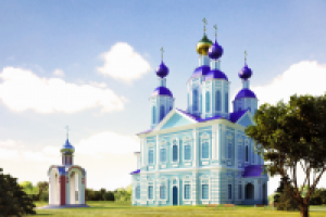 Визуализация Казанского храма