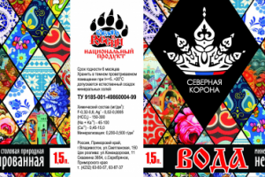 этикетка на бутылку воды