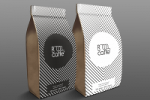 Дизайн лого и упаковки для Ruscoffee