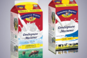 Упаковка для молока тетрапак (включая отрисовку логотипа)