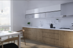 Minimalist apartment in Kiev, 2016