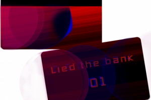 Дизайн банковская карта.