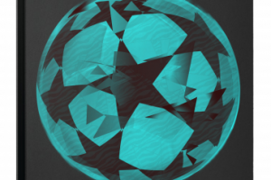 Бренд стекло на мяче.