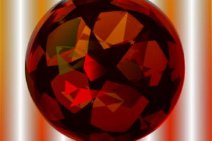 Бренд стекло на мяче.