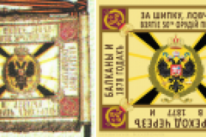 Отрисовка старинного знамени в векторе под вышивку