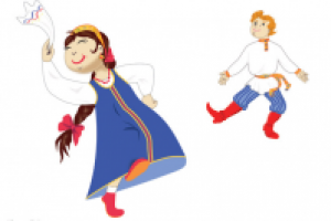 Маленькие русские танцоры