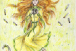 Иллюстрация к сказке "Финист Ясный Сокол"