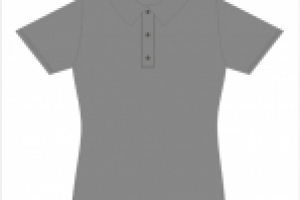 Макет женской рубашки-поло