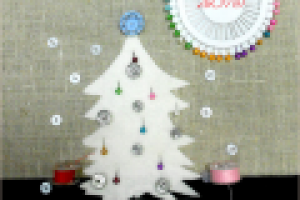 Корпоративная открытка методом аппликации