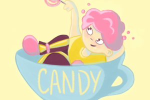 Персонаж для детской сказки «Конфетная история»