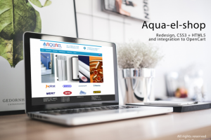 Верстка CSS3+ HTML5 + интеграция в OpenCart