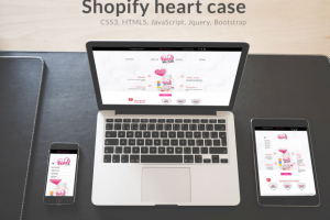 Адаптивная верстка Heart CSS3 + HTML5 + интеграция Shopify