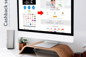 Адаптивная верстка Cashback сервиса + интеграция с PHP