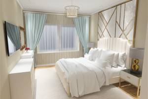 спальня в стиле арт деко