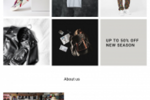 Главный экран интернет магазина