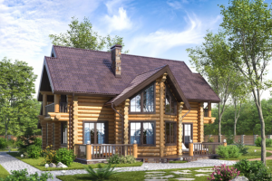 Визуализация коттеджа