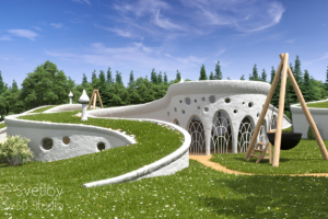 Моделирование и визуализация банного комплекса