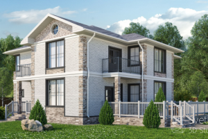 Визуализация коттеджа для каталога