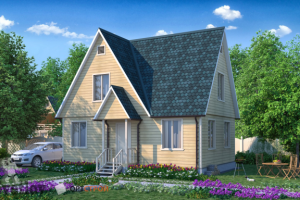 Моделирование и визуализация коттеджа для сайта ortstroy.ru.