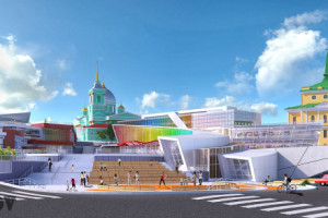 Моделирование и визуализация музейно-выставочного центра.