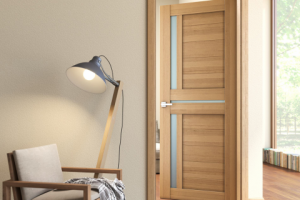 Визуализация двери в интерьере