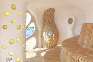 Моделирование и визуализация интерьера парной комнаты