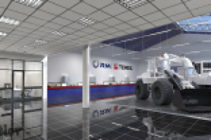 Визуализация интерьера автосалона