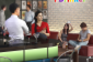 Визуализация заставки для мобильного приложения