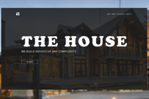 Строительный Landing Page