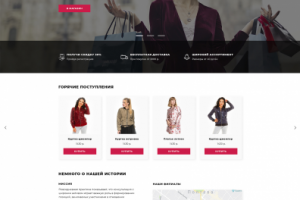 Интернет магазин для фирмы Stile brend