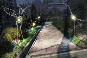 Декоративные уличные светильники