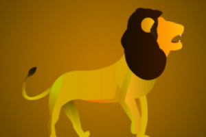 Обои на телефон "Лев"