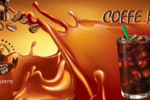 Пример этикетки холодного кофе в маленьких стаканах