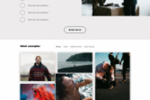 Дизайн сайта для фотографа