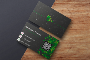 Личная визитка для сотрудницы "GreenWay"