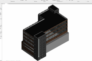 3d модель по облаку точек в Revit