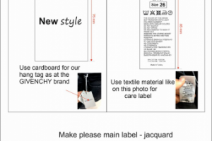 этикетка по уходу за одеждой