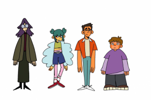 разработка персонажей для мультфильма